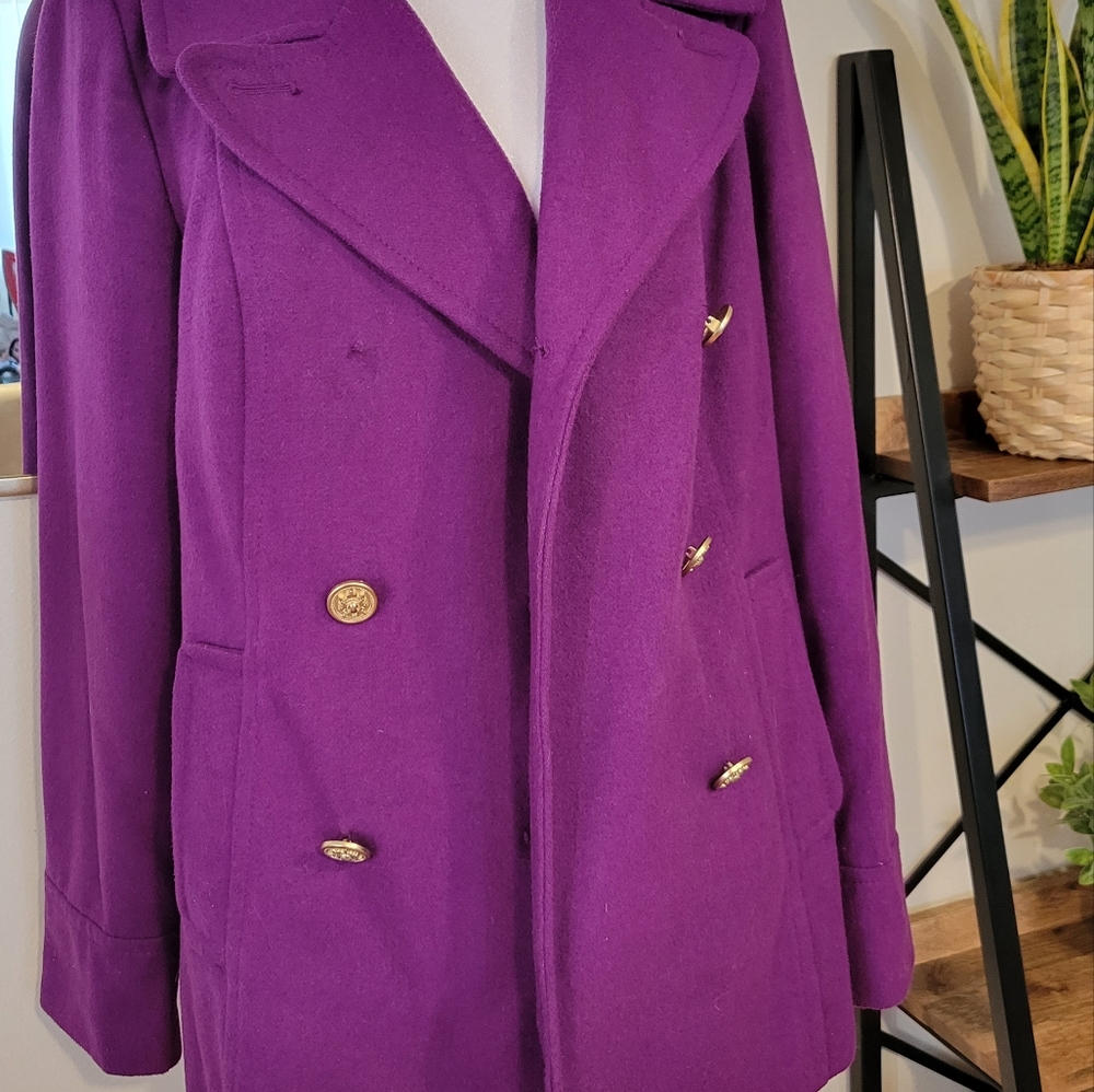Purple Peacoat/ Petty Coat